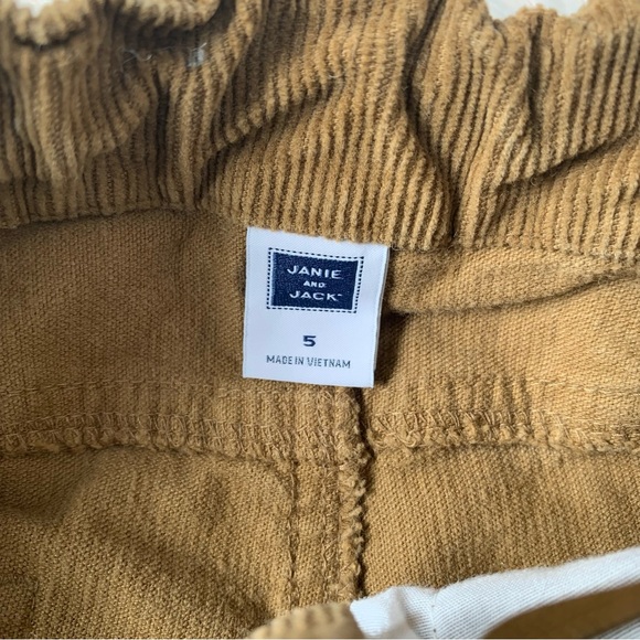 Janie and Jack Dark Tan Corduroy Pants•Size 5 - Picture 4 of 5